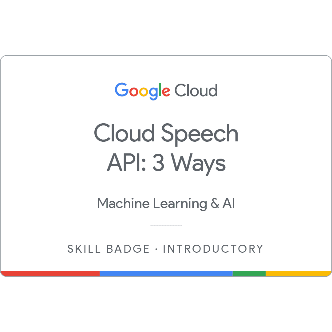Cloud Speech API 3 Ways