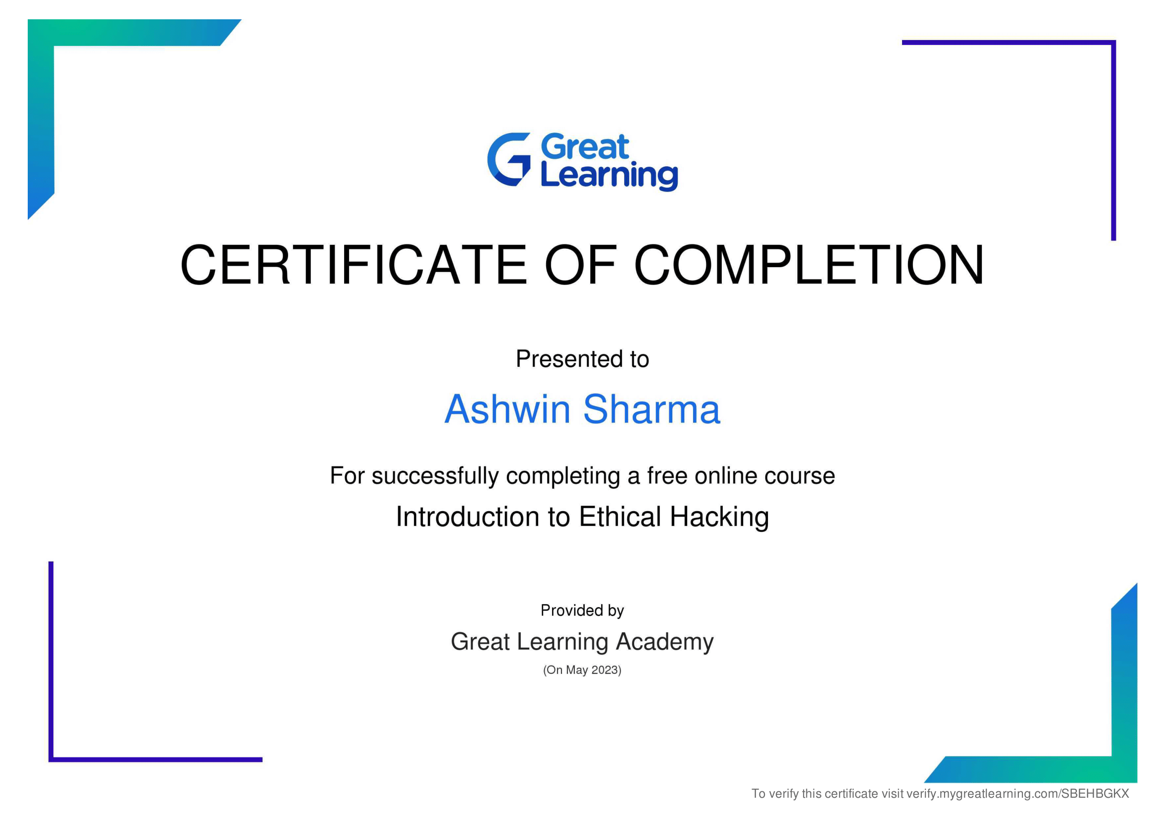 Ethical Hacking